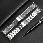 Luxury Solid Stainless Steel Band 18mm 19mm 20mm 21mm 22mm Straps for Seiko for Jubilee for Oyster Belt Men's Watch Accessories - Image 5