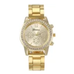 Womens Watches 5Pcs Set Luxury Rhinestone Women Fashion Elegant Wristwatch Quartz Watch For Girl WristWatch Bracelet Gift - Image 4