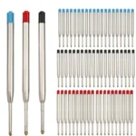 5/10/20pcs L:3.9 In Ballpoint Pen Refills for Parker Pens Medium Point blue red Black Ink Rods for Writing Office Stationery