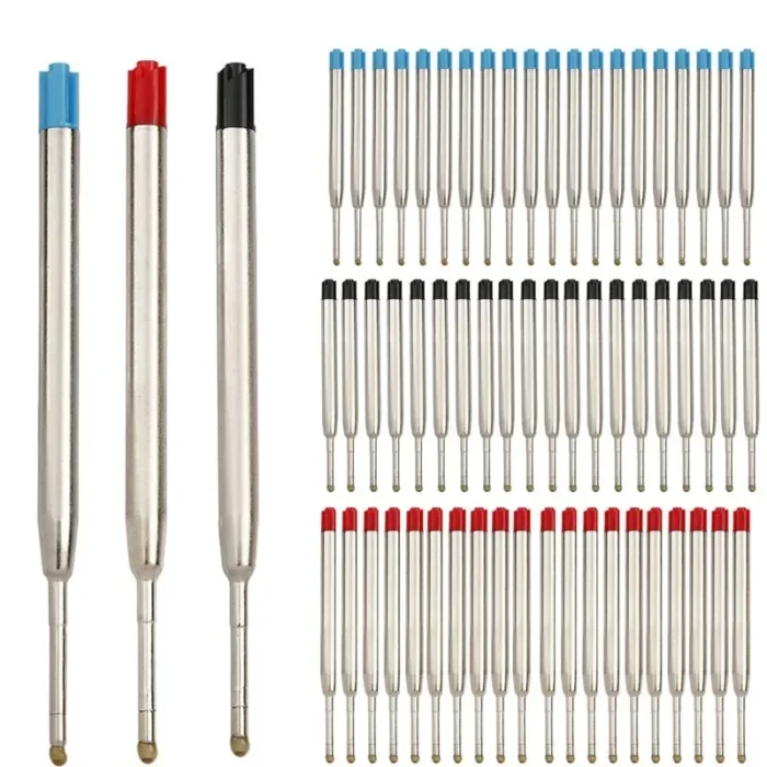 5/10/20pcs L:3.9 In Ballpoint Pen Refills for Parker Pens Medium Point blue red Black Ink Rods for Writing Office Stationery - Image 1