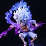 Bandai 10cm Mini One Piece Luffy Gear 5 Action Figure Sun God Nika Statue Anime Figurine Pvc Model Doll Collection Toy Gift Kids - Image 5