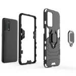 For OPPO K9X K9S K9 Pro 5g Back Cover Phone Case Shockproof Armor Anti-Fall Metal Ring Holder Magnetic Protect Coque Cases - Image 3