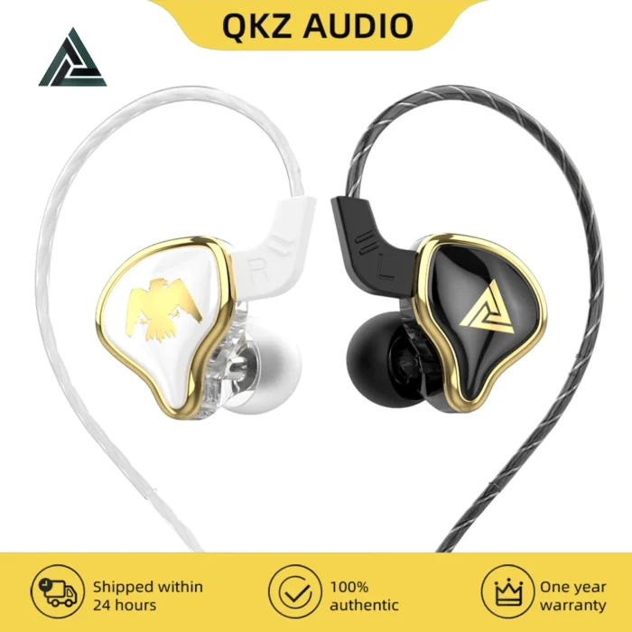 2026Newest QKZ AK6-Ares Earphone Original Copper HiFi Sport Headphones Bass Stereo Headset Music Earbuds With Box fone de ouvido - Image 1