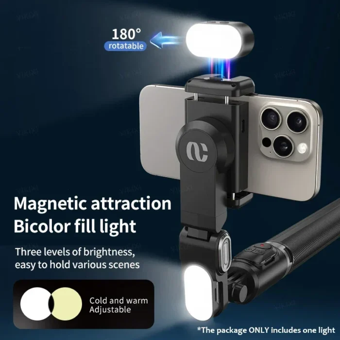 AOCHUAN Smart M2PRO Black Smartphone Gimbal Stabilizer Face Tracking Gimbal Stabilizer For iphone and Android handheld Gimbal - Image 5
