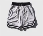 Summer th short pants mesh sports basketball shorts men's runng trag breathable fitness five pants loose type - Image 6
