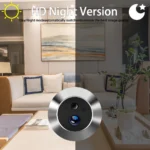 Mini 5MP Tuya Smart Life Home Digital Viewer Peepholes Door Eye WiFi IR No Red Exposure Night Vision Camera 4.3Inch Baby Monitor - Image 3