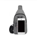 2023 New Chest Bag Messenger Pack Men Simple Nylon Fashion Waterproof One Shoulder Crossbody Bag - Image 4
