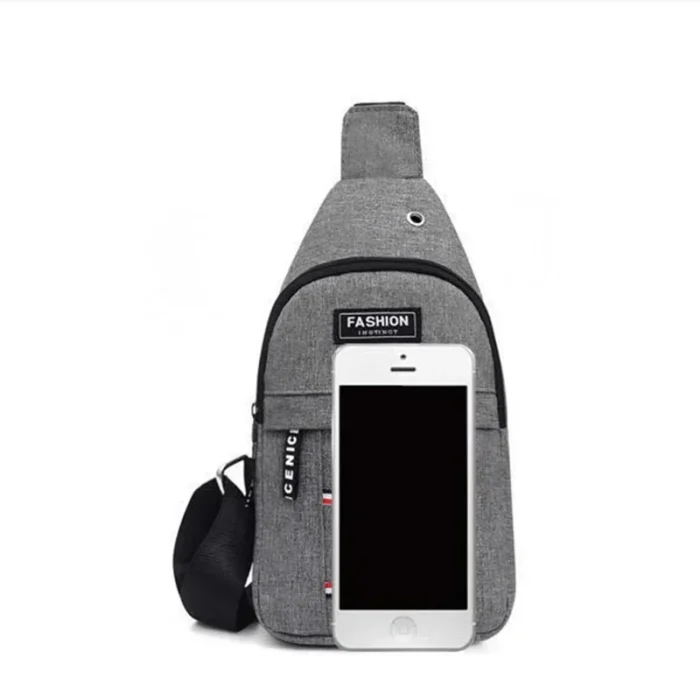 2023 New Chest Bag Messenger Pack Men Simple Nylon Fashion Waterproof One Shoulder Crossbody Bag - Image 4