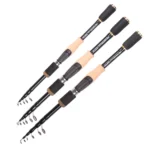 Fishing Lure Spinning Casting Rod Baitcasting Carbon Fiber Feeder 1.6M 1.8M 2.1M 2.4M Durable Cork Wooden Handle Travel Tackle - Image 4