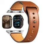 Leather band For Apple watch straps 45mm 41mm Ultra 2 49mm 42mm 46mm 40mm-44mm sport bracelet iWatch series 10 9 8 7 4 5 6 3 se - Image 4