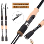 Fishing Lure Spinning Casting Rod Baitcasting Carbon Fiber Feeder 1.6M 1.8M 2.1M 2.4M Durable Cork Wooden Handle Travel Tackle - Image 2