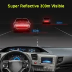 Car Sticker Reflective Warning Safety Tape Anti Collision Warning Reflective Sticker for Automobile Trunk Exterior Accessories - Image 3
