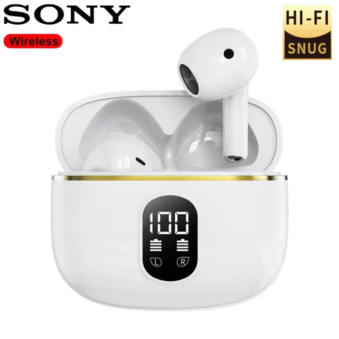 S ONY Wireless Earphone Bluetooth Headphone With Mic LED Power Display Earphones HD-Call HiFi Stereo Sound Earbuds For Air ipad - Image 6