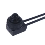 Black,Red 220V Waterproof Push Button On-off Switch With 4" Lead Wire Black - Image 2