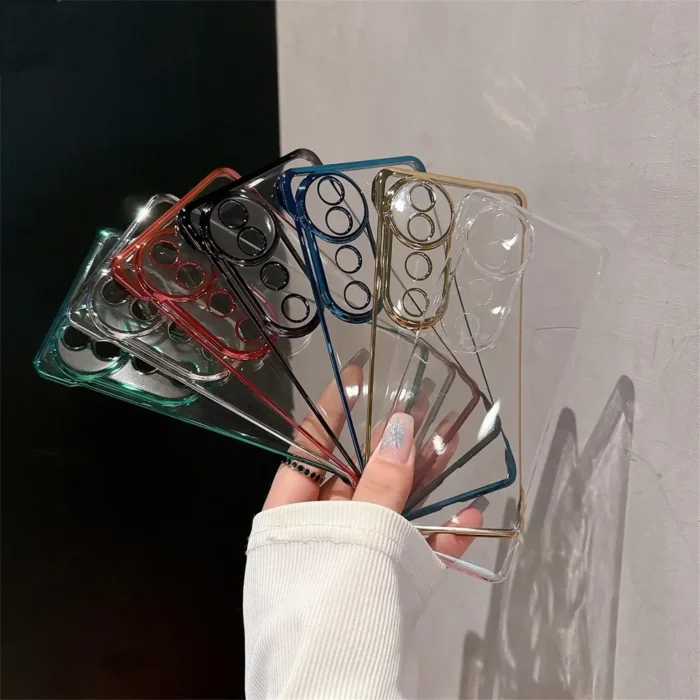 Ultra Thin Plating Frameless Case For vivo V40 V30 S19 S18 Pro V30Pro 5G Hard PC Clear Camera Protect Back Cover Shell - Image 2