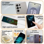 NEW S26 Ultra HOT 2025 original intelligent 5G dual card dual standby Android 14 system global version 8000mAh battery - Image 2