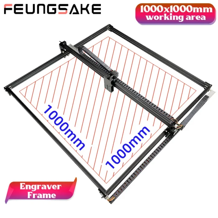 Laser engraving machine for metal and wood printer laser cutting machine DIY Laser machine frame kit - Image 1
