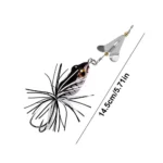 14.5cm/10.5g Fishing Jump Frog Lure Hard Bait Lure with Double Sharp Hooks Baits Simulation Frog Lures Fishing Accessory - Image 6