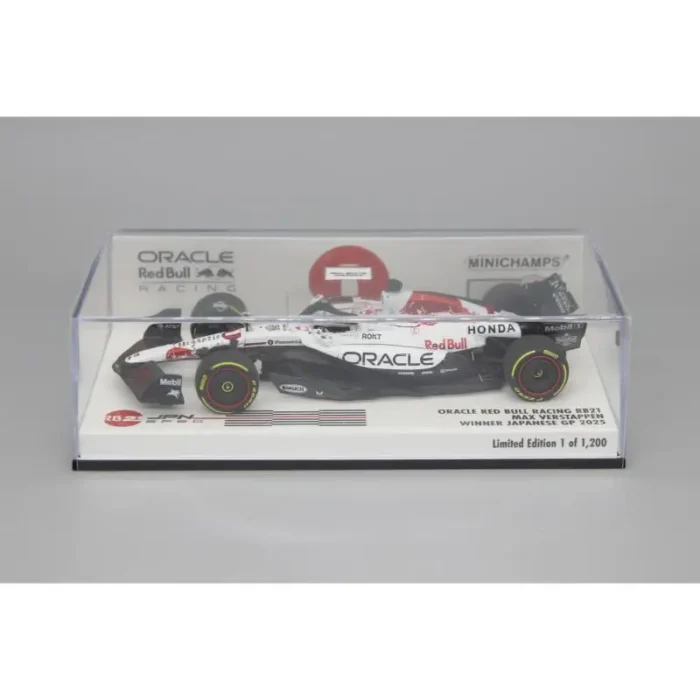 Minichamps F1 1:43 2025 Verstappen Max #1 Yuki Tsunoda #22 Red Bull Rb21 Japan Grand Prix Resin Miniature Model Custom Toys Gift - Image 4