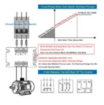 Single-phase motor Soft starter Soft start module Two-phase motor soft SSR-20WA-R1 1KW 2KW 4KW 6KW 8KW SSR-150WA-R2 - Image 4
