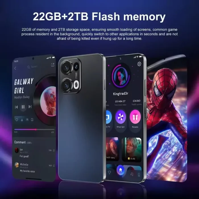 HOT 2025 New Reno13 Pro 5G 108 MP Original Intelligent Dual Card Dual Standby System Global Version 7800mAh Battery Android 14 - Image 3