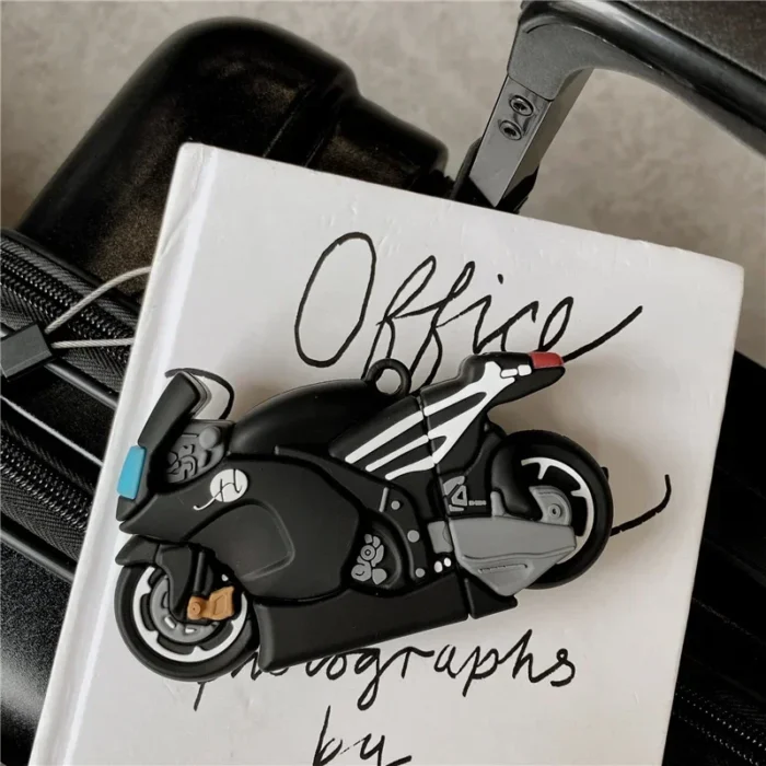 3D Motorcycle Silicone Soft Race Motor Earphone Case for Apple Airpods 1 2 3 Cases Wireless Bluetooth headset For air pods Pro - Image 1