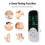 EMS Electric Muscle Therapy Stimulator 6 Modes Tens Unit Machine Meridian Physiotherapy Pulse Abdominal Prostate Body Massager - Image 4