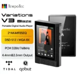 TempoTec Variations V3 Blaze-HIFI Music MP3 Player, Digital Audio Player.2*AK4493SEQ,4*SGM8262, output power 1650mW@32Ω/4.4mm