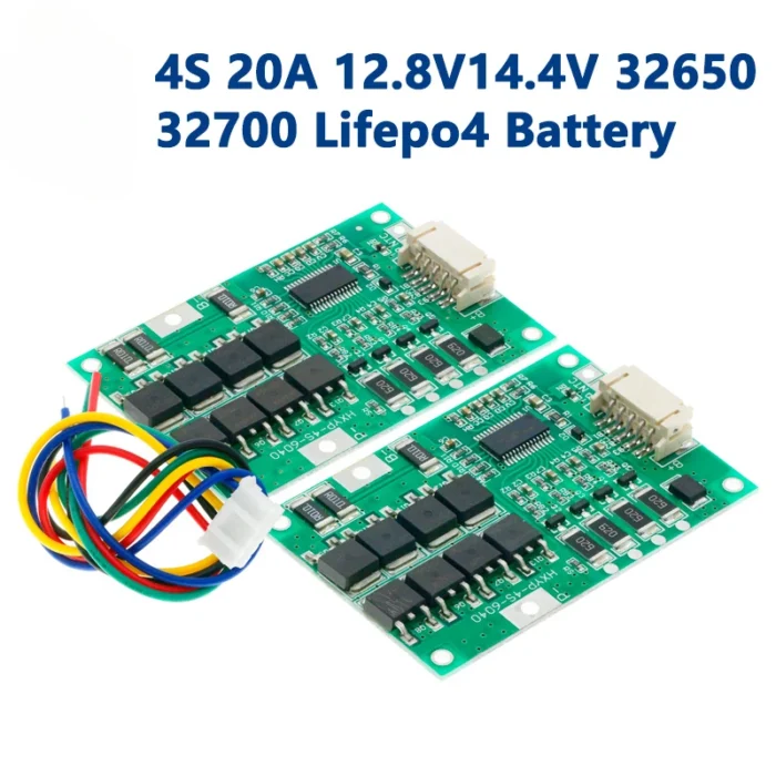 4S 20A 12.8V14.4V 32650 32700 Lifepo4 Battery Balanced BMS for Electric Boat Uninterrupted Power Supply 12V Car Battery - Image 1