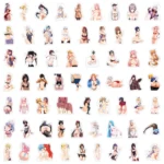 10/30/60/120pcs Cartoon Hentai Sexy Anime Girl Stickers Adult Waifu Decoration Decals DIY Phone Case Notebook Laptop Sticker Toy - Image 5
