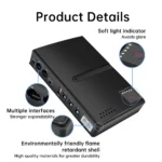 AC85-265V DC1018L Router 5V9V12V Optical Cat Monitor Backup Uninterruptible DC Power Supply Charger Cell Phone UPS No Battery - Image 2