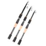 Fishing Lure Spinning Casting Rod Baitcasting Carbon Fiber Feeder 1.6M 1.8M 2.1M 2.4M Durable Cork Wooden Handle Travel Tackle - Image 5