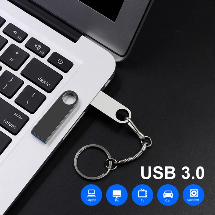 New 2025 Metal Pen Drive 2TB Cle Usb Flash Drives 1TB High Speed Pendrive 512TB 128GB Memoria Usb 3.0 For xiaomi mijia equipment - Image 2