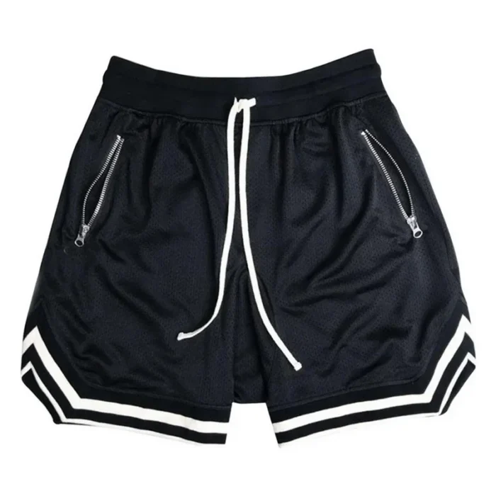 Summer th short pants mesh sports basketball shorts men's runng trag breathable fitness five pants loose type - Image 5
