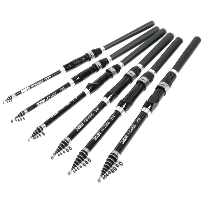 JOSBY Mini Spinning Fishing Rod Telescopic FRP Feeder Ultralight Portable Sea Travel Pole 1.5M 1.8M 2.1M 2.4M 2.7M 3.0M NEW - Image 2