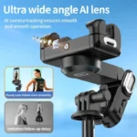 AOCHUAN Smart M2PRO Black Smartphone Gimbal Stabilizer Face Tracking Gimbal Stabilizer For iphone and Android handheld Gimbal - Image 3