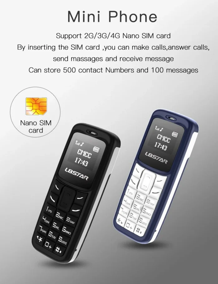 2024 Pocket Cellphone L8star Bm30 Mini Mobile Phone Headset Wireless Bluetooth-compatible Mobile Dialer Gtstar Gsm Mobile Phone - Image 1