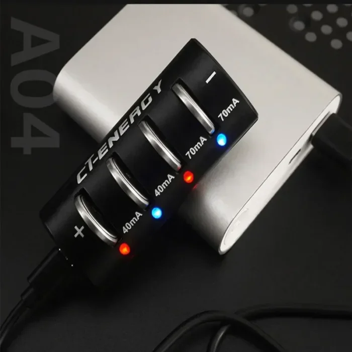 Smart Lithium Ion Battery Coin Cell Charger Adapter, Smart High Quality Lithium Ion Battery Charger Display Converter USB - Image 5