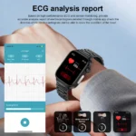 LIGE 2025 New AI Healthy Diagnosis Blood Lipid Uric Acid Blood Pressure Smart Watch Men ECG+PPG Bluetooth Call Health Smartwatch - Image 2