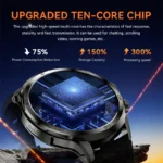 H19 SmartWatch SIM Card Full Network Android 10.1 GPS WIFI 1.95-inch Rotating Camera 8+128G Large Memory Latest Man Watch - Image 5