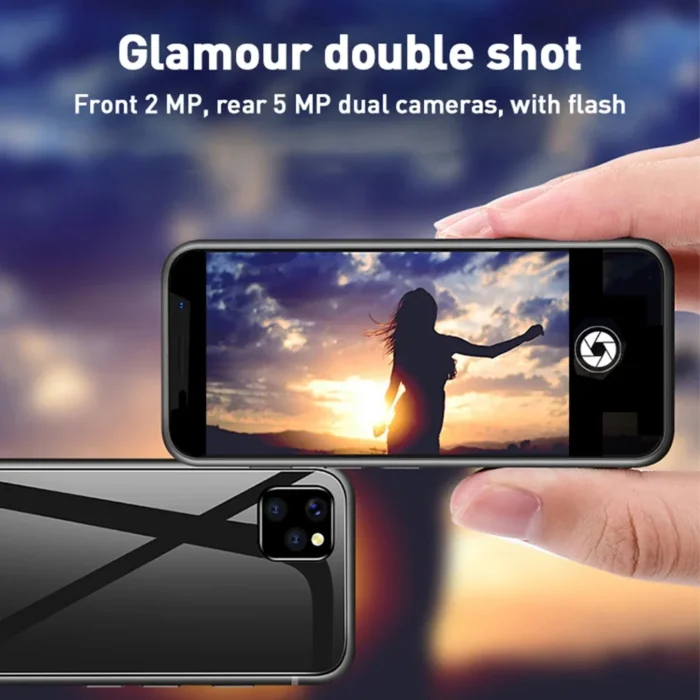 Melrose 2019 4G LTE Smartphone Android Super Mini Phones 3.4 Inch Ultra Slim Quad Core Mobile Phone 5MP 2000mAh Face Recognition - Image 3