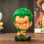 Bandai Q Version One Piece Luffy Usopp Nami Robin Chopper Sanji Brooke Ace Anime Hand-made PVC Figure Toys Model Doll - Image 3