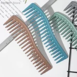 Hairdressing Scalp Massage Comb – Wide-Tooth Salon Brush For Professional Hair Styling And Care