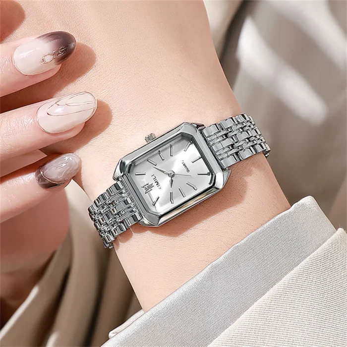 UTHAI Brand New Women Watch Light Luxury Brand Stainless Steel Ladies Business Watches Female Student Fashion Quartz Wristwatch - Image 6