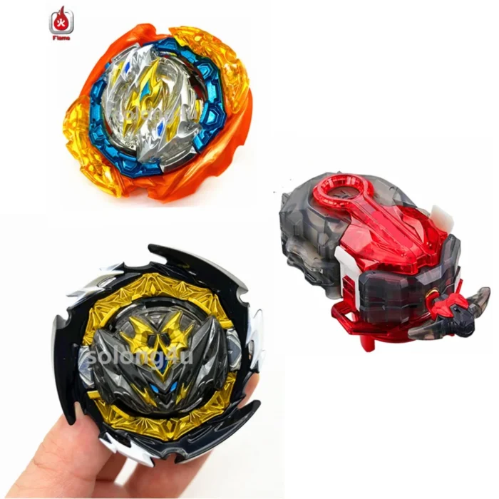 Single Spinning Tops B-180 Booster Dynamite Belial B-181 01 Cyclone Ragnaruk B-184 LR Launcher Toys for Children - Image 1