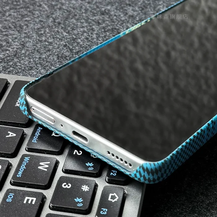 Case For Xiaomi POCO F7 Ultra Pro Fashion Kevlar Stripe PC Hard Back Cover For POCO F 7 Ultra Thin Shockproof Shell Funda - Image 6