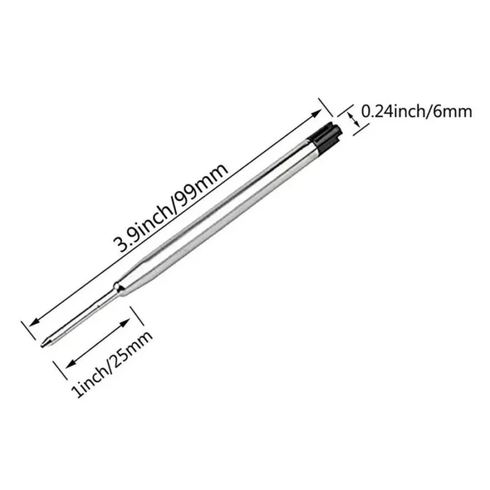 5/10/20/30pcs L:3.9 In Ballpoint Pen Refills for Parker Pens Medium Point blue Black Ink Rods for Writing Office Stationery - Image 4