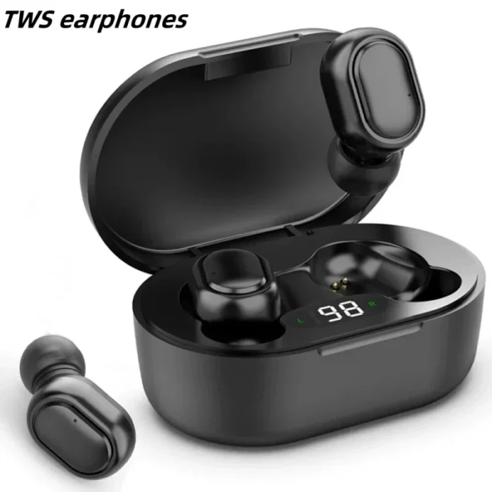 TWS E6S Wireless Earbuds Bluetooth Headphones Wireless Bluetooth Earphones Noise Cancelling Earphones with Mic - Image 1