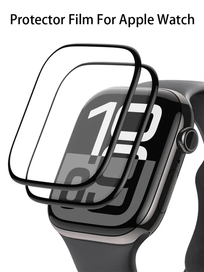 1-5PCS Screen Protector for Apple Watch 10 9 8 7 6 5 40MM 41MM 42MM 44MM 45MM 46MM Not Tempered Glass Film IWatch Ultra 2 49MM - Image 1