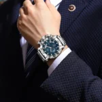 POEDAGAR Luxury Watch For Men Calendar Luminous Waterproof Man Clock Male Chronograph Stainless Steel Men's Quartz Watches Reloj - Image 5